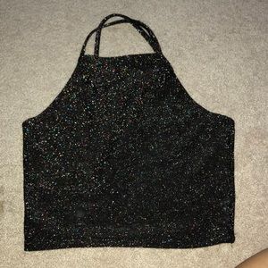 Sparkly crop top